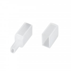 Заглушка ARL-MOONLIGHT-0306-CAP-SET-WH 039575, Комплект силиконовых заглушек для гибкого неона MOONLIGHT, сечение 3х6мм. В комплекте заглушка с выводом под кабель питания и глухая заглушка. Использовать с герметиком. Габариты 8x6.3x3.2 мм.