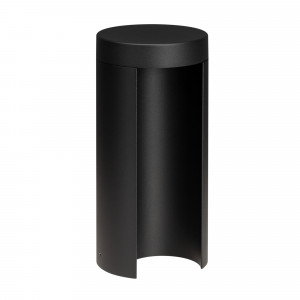 Светильник LGD-Path-Round120-H250B-12W Warm White 020335, 250мм уличный светодиодный светильник для подсветки дорожек. Цвет ТЕПЛЫЙ БЕЛЫЙ 3000К, светодиоды 12Вт CREE (470лм). Влагозащищенный корпус IP54 - черный алюминий, экран закалённое стекло. Питание 230В, мощность 12 Вт. Размеры ДхВ -120х250 мм.