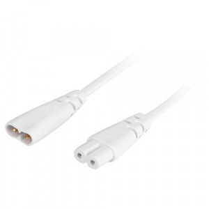 Кабель соединительный для подключения фитосветильников в линию (max 100Вт) FITO-Т5 (2-pin) 0.25м коннекторы IEC C7-IEC C8 Б0057742