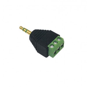TP-009G, Штекер 3.5мм стерео с клеммной колодкой