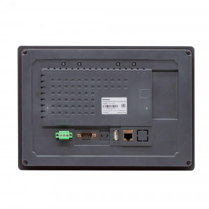Панель операторская промышленная, диагональ 10.1, дисплей TFT 16,77М цветов, разрешение 1024x600 px, порты: 2 COM, 1 Micro USB, 1 USB, 1 Ethernet H1000-T100E