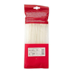 Хомут P6.6 4.8х200 FlexLock стандартный бел. (уп.100шт) PROxima plc-fl-ctsw-4.8x200