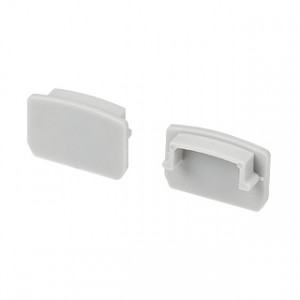 Заглушка ARH-WIDE-H16 глухая 018819, PVC серая заглушка, глухая, для профиля WIDE-H16.