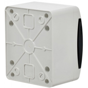 Корпус пластиковый навесной на 4 модуля ЩРН-П-4 IP41 UNION Compact черная прозрачная дверь UIC-KP12-N-04-41-K01