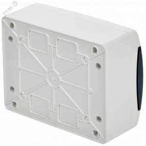 Корпус пластиковый навесной на 8 модулей ЩРН-П-8 IP41 UNION Compact черная прозрачная дверь UIC-KP12-N-08-41-K01