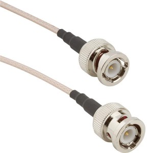 115101-01-18.00, Соединения РЧ-кабелей STR/BNC Plug on RG-316 cable, 18 in