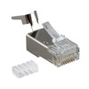 Разъем RJ45 8P8C кат.6 FTP PLUG-8P8C-UV-C6-TW-SH-10 экранир. универс. (уп.10шт) 49340