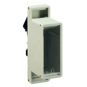 Корпус для РЭА 86.010.0053.0, Корпус для РЭА, с креплением на TS35, без печатной платы, габариты корпуса, Ш х В х Г (мм): 27 x 42 x 96, габариты платы, Ш х В х Г (мм): 93 x 22, цвет: серый, серия wiebox WEB 1