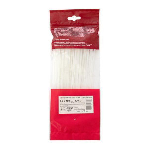 Хомут P6.6 3.6х150 FlexLock стандартный бел. (уп.100шт) PROxima plc-fl-ctsw-3.6x150