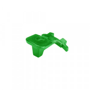 Кнопка 05.564.8653.7, Кнопка для размыкания разъемного соединения без монтажного инструмента, устанавливается на розеточный разъем, цвет корпуса: зеленый серия RST Classic