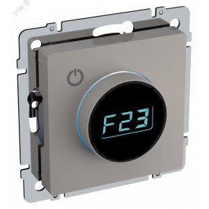 Термостат электронный с индикацией BRITE СП IP20 ТС10-1-БрКр беж. BR-RT11-K10