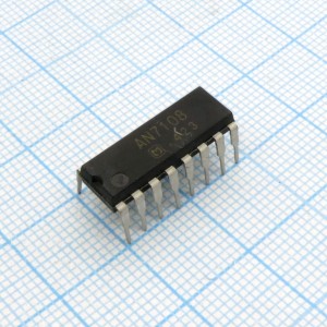 AN7108, УНЧ 2x0.1Вт (3В/32 Ом)