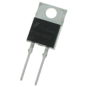 FFP08H60STU, Диод 600В/8А Hyperfast trr=макс. 45нс, VF= макс.2.1 В