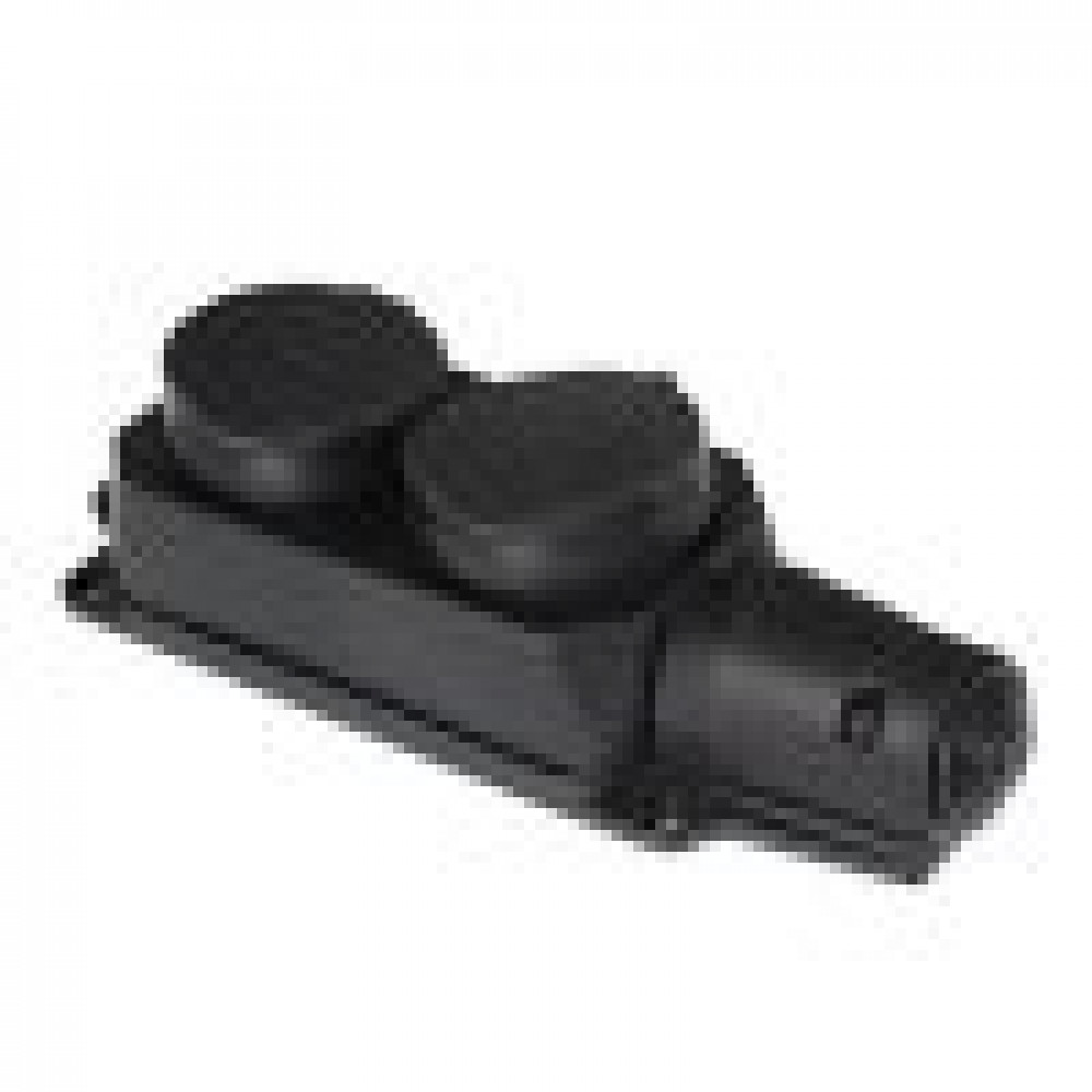 Изображение товара Двухместная розетка с заглушками кафеуком AM-K05 16А 220В