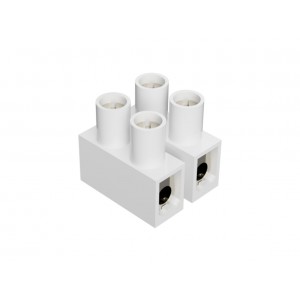 Клеммная колодка 4E/2DS GW, Клеммные колодки, Тип 4 DS GW, 2 полюса, Glow Wire, делимые, с защитой провода, номинальное сечение провода: 1,5 мм кв., номинальные характеристики: 400 V; 17,5 A; серия Appliance