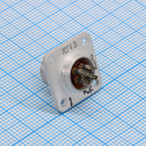 РСГ4Э вилка, Соединитель цилиндрический низкочастотный