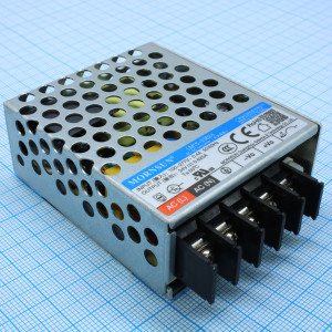LM15-23B24, AC-DC, 15Вт, вход 85...264В AC 47...63 Гц, выход 24В/0.62А, в корпусе на шасси