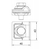 Соединитель для быстр. монтажа d8-10 Vario 249 8-10 ST OBO 5311500