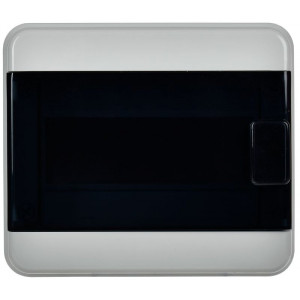 Корпус пластиковый КМПн-8 IP65 черн. прозр. дверь TEKFOR TF5-KP72-N-08-65-K03-K02