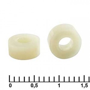 Ф7-3X3, Стойка пластиковая d внутр=3мм, L=3мм