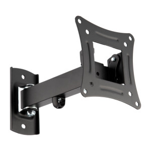 Кронштейн для телевизора 10"-27", наклонно-поворотный, 1 колено, серия HOME 38-0053