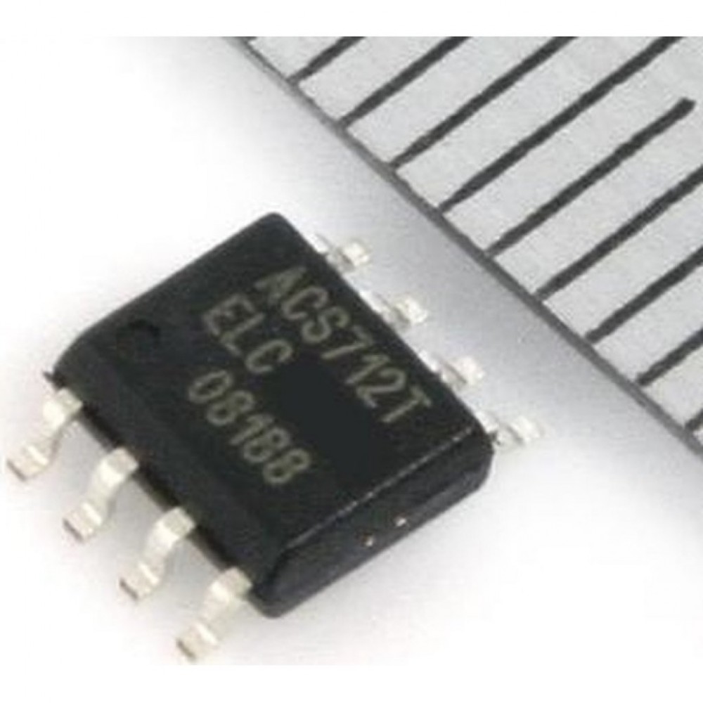 Изображение товара Датчик тока ACS712ELCTR-05B-T для измерения тока до 5А