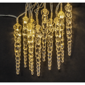 Гирлянда 80 721 NGF-D016-10WW-2AA (сосульки прозрачные 1.65м TR) 80721