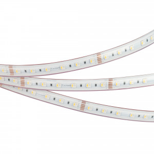 Лента RTW-PS-B60-14mm 24V RGBW-Day-4-in-1 (19.2 W/m, IP67, 5060, 5m) 034187, Светодиодная лента RTW-PS-B60, герметичная IP67 (PS-силиконовая экструзия). Светодиоды 5060 4-in-1, 60 шт/м (300 шт на 5 м), белая плата, ширина 12 мм, скотч 3M. Цвет RGB + ДНЕВНОЙ 4000 K, цветопередача CRI>85, угол 120°. Питание 24V, мощность 19.2 Вт/м (