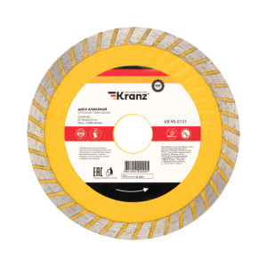 Диск алмазный отрезной Turbo волна 125x22.2x2x10 мм KR-90-0131