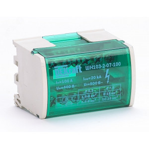 Кросс-модуль ШН-103 на DIN-рейку 2х7 групп 100А 32015DEK