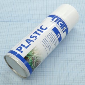 Аэрозоль  № 3   PLASTIC  400 мл, Прозрачное защитное покрытие для печатных плат и электронных компонентов. PLASTIC изготовлен на основе акриловой смолы, идеально удовлетворяет требованиям микроэлектроники