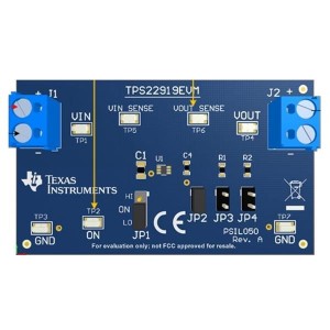 TPS22919EVM, Средства разработки интегральных схем (ИС) управления питанием TPS22919 5.5V;1.5A;100m On-Resistance Load Switch Evaluation Module
