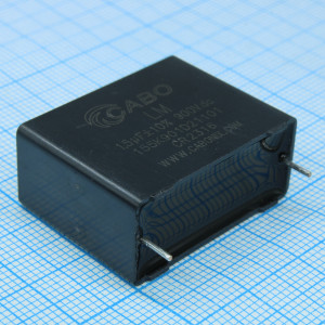 155K901D21101, Конденсатор металлоплёночный полипропиленовый 1.5 мкФ 10% 900 В dc, 6.5A, 31*14*24.5 mm, P=27.5