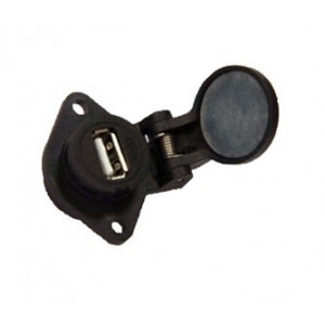 34000000-05 (CGRUA-20PFFP-LH7-001), ГЕРМЕТИЧНЫЕ USB типA розетка на блок c ушами для монтажа и заглушкой