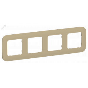 FLITE ARTISTIC Рамка 4-местная РУ-4-А-ФлХ хаки IEK FI-M42-31-20-K59