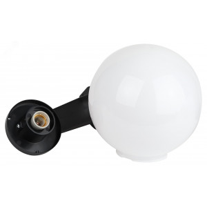 НБУ 01-60-251 Светильник садово-парковый шар опал с настенным крепежом D250mm Е27 (1/30) Б0048075