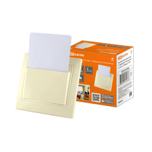 Выключатель карточный с задержкой отключения сл. кость "Таймыр" SQ1814-0704