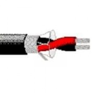 8441 010100, Многожильные кабели 22AWG 1PR SHIELD 100ft SPOOL BLACK