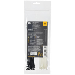 Набор хомутов 2.5х200 (25б. 25ч) (уп.50шт) UNH35-N03-050