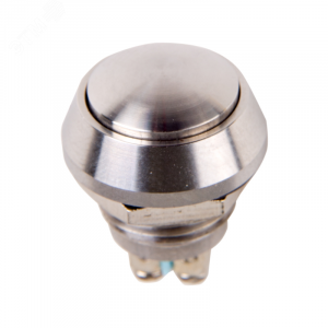 A12-A3, Кнопка антивандальная d12 2A 250B (2c) OFF-(ON) сфера без фикс.