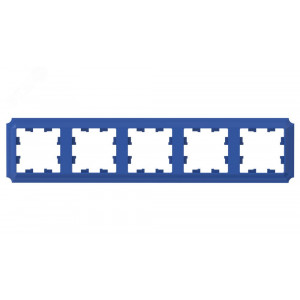 ATLASDESIGN ANTIQUE 5-постовая РАМКА, универсальная, АКВАМАРИН (5шт) C3(+) ATN101105