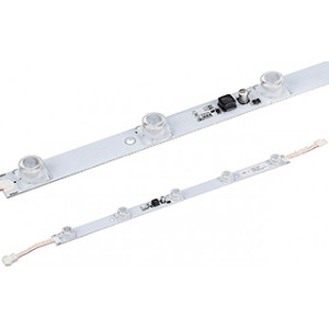 Модуль герметичный ZM-5G-OS-24V White 017027, Герметичный светодиодный модуль-линейка IP63, БЕЛЫЙ 6000–7000 К, напряжение 24 В, мощность 15 Вт, св. поток 1050 лм, 5 светодиодов OSRAM, угол 15/45°. Рекомендуемая глубина установки 160–300 мм. Размер 495?27.5?15.6 мм. Гарантия 5 лет.