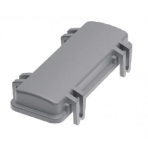 Защитная крышка S24B-PC-4C, Защитная крышка, типоразмер 24B, без уплотнителя, с защелками из пластика, материал корпуса: пластик