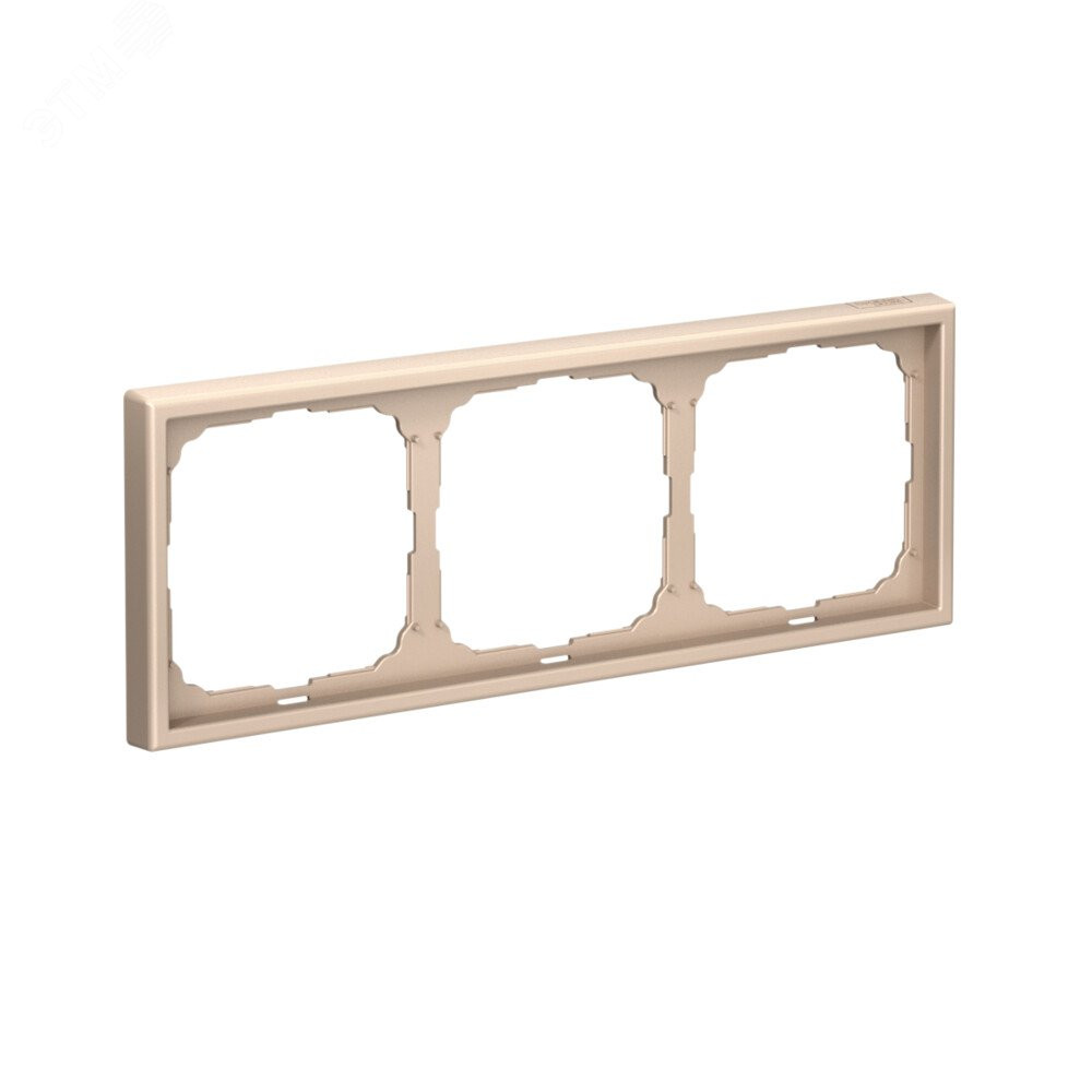 Изображение товара Рамка 3-м ArtGallery универс. песочный Systeme Electric высота 40 г