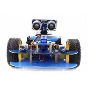 110090144, Макетные платы и комплекты - AVR AlphaBot, Basic robot building kit for Arduino