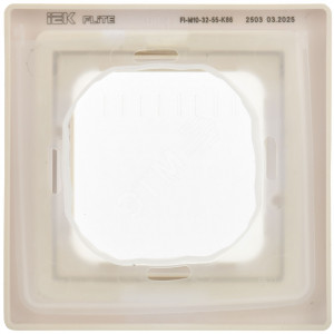 FLITE Рамка 1-местная IP55 Рпро-1-55-ФлСл сливочный IEK FI-M10-32-55-K86