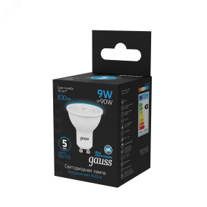 Лампа MR16 9W 830lm 6500K GU10 LED 1/10/100 101506309