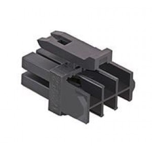 172952-0401, Проводные клеммы и зажимы Micro-Fit TPA RECEP 4CKT DUAL ROW LH BLK