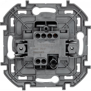 Переключатель 1-кл. Inspiria 10А IP20 250В 10AX механизм антрацит Leg 673653