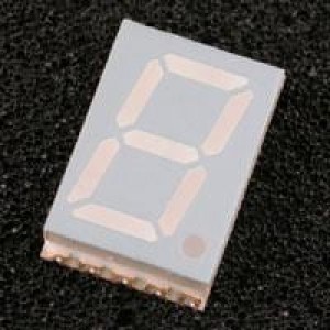 ACSA56-41SURKWA-F01, Светодиодные дисплеи и аксессуары Single Red 630nm Common Anode